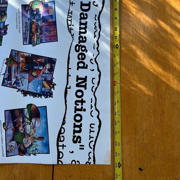 Tiny Damage Notions Large Poster College Collection Wall Room Decor, Size 24x36 - Picture 13 of 13